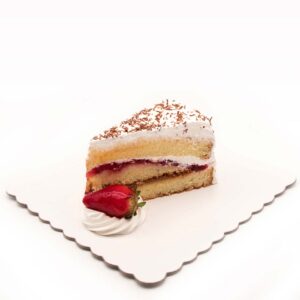 Porción Torta de Vainilla con Fresa
